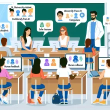 Évaluation de la confiance accordée aux feedbacks produits par l'IA en co-production avec les étudiants universitaires