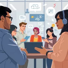 Dialogue persuasif multi-agent, inspiré de la psychologie cognitive